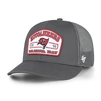 Men's '47 Graphite Tampa Bay Buccaneers  Roadway Adjustable Trucker Hat