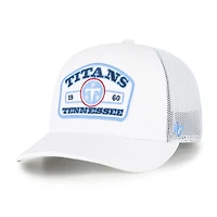 Men's '47 White Tennessee Titans  Roadway Adjustable Trucker Hat