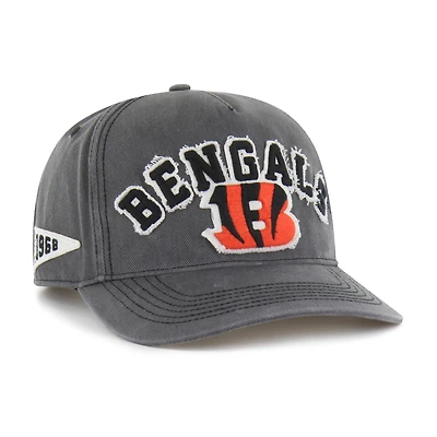 Men's '47 Charcoal Cincinnati Bengals  Calderwood Well Worn Hitch Adjustable Hat