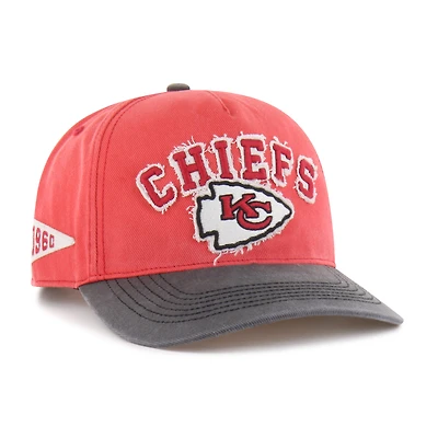 Men's '47 Red Kansas City Chiefs Calderwood Well Worn Hitch Adjustable Hat