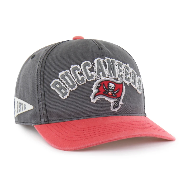 Men's '47 Charcoal Tampa Bay Buccaneers  Calderwood Well Worn Hitch Adjustable Hat