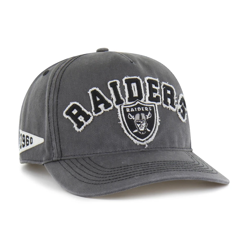 Men's '47 Charcoal Las Vegas Raiders Calderwood Well Worn Hitch Adjustable Hat