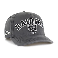Men's '47 Charcoal Las Vegas Raiders  Calderwood Well Worn Hitch Adjustable Hat
