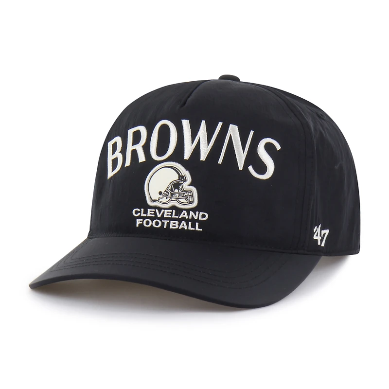 Men's '47 Black Cleveland Browns Modernia Hitch Adjustable Hat