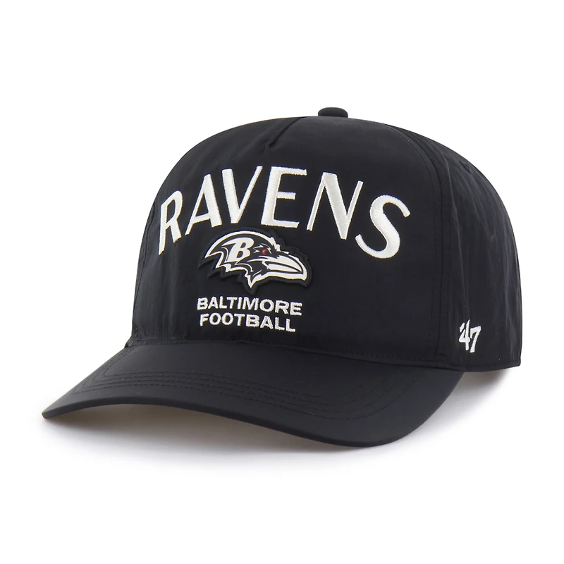 Men's '47 Black Baltimore Ravens Modernia Hitch Adjustable Hat