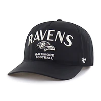 Men's '47 Black Baltimore Ravens Modernia Hitch Adjustable Hat