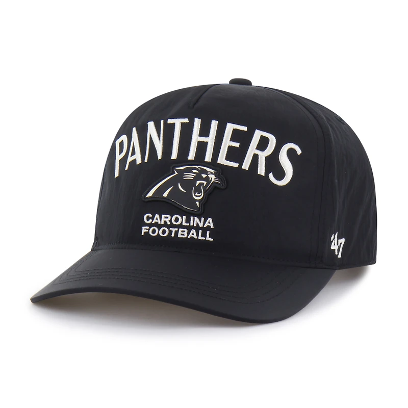 Men's '47 Black Carolina Panthers Modernia Hitch Adjustable Hat