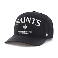 Men's '47 Black New Orleans Saints Modernia Hitch Adjustable Hat