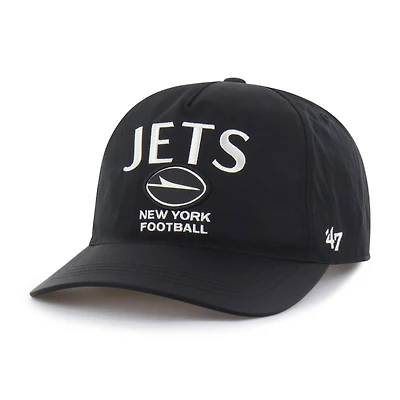 Men's '47 Black New York Jets Modernia Hitch Adjustable Hat