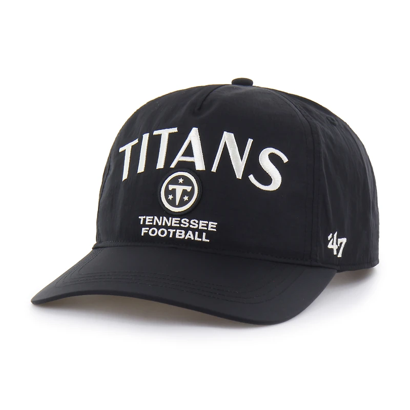Men's '47 Black Tennessee Titans Modernia Hitch Adjustable Hat