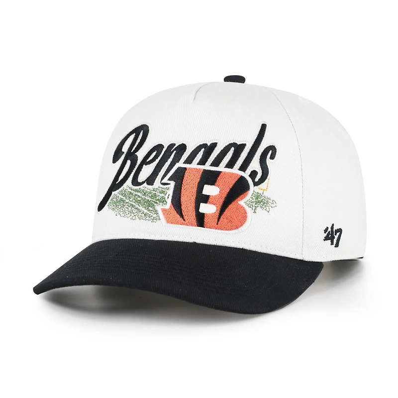Men's '47 Cream Cincinnati Bengals Enfield Hitch Adjustable Hat