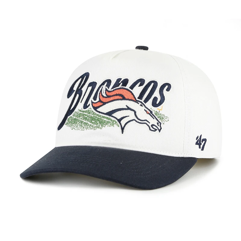 Men's '47 Cream Denver Broncos Enfield Hitch Adjustable Hat