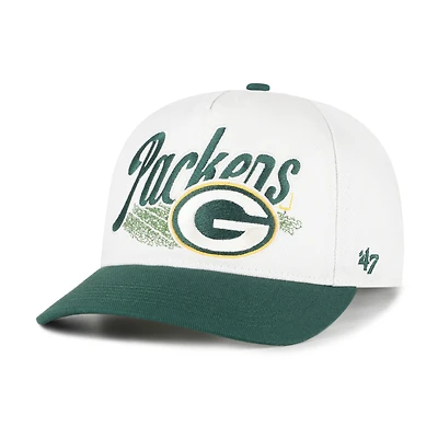 Men's '47 Cream Green Bay Packers Enfield Hitch Adjustable Hat
