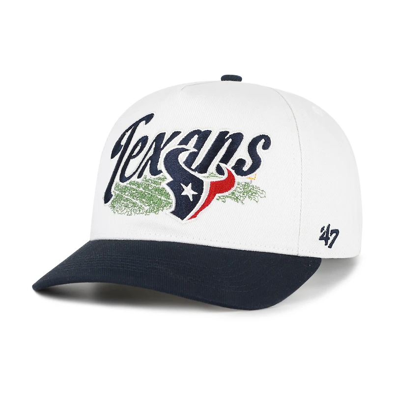 Men's '47 Cream Houston Texans Enfield Hitch Adjustable Hat