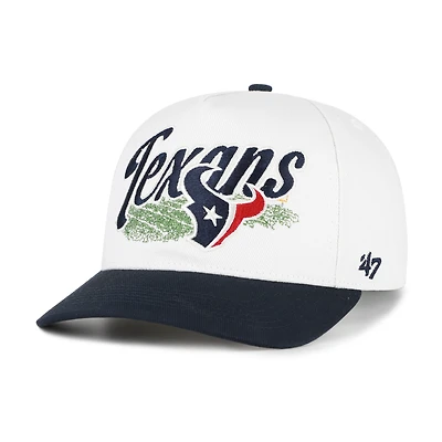 Men's '47 Cream Houston Texans Enfield Hitch Adjustable Hat