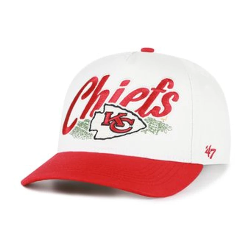 Men's '47 Cream Kansas City Chiefs Enfield Hitch Adjustable Hat
