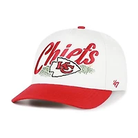 Men's '47 Cream Kansas City Chiefs  Enfield Hitch Adjustable Hat