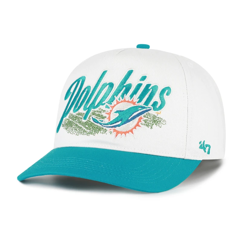 Men's '47 Cream Miami Dolphins  Enfield Hitch Adjustable Hat