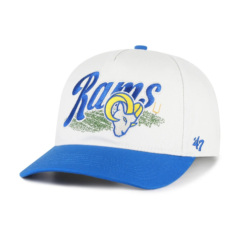 Men's '47 Cream Los Angeles Rams Enfield Hitch Adjustable Hat