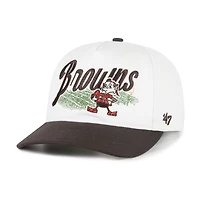 Men's '47 Cream Cleveland Browns Throwback Enfield Hitch Adjustable Hat