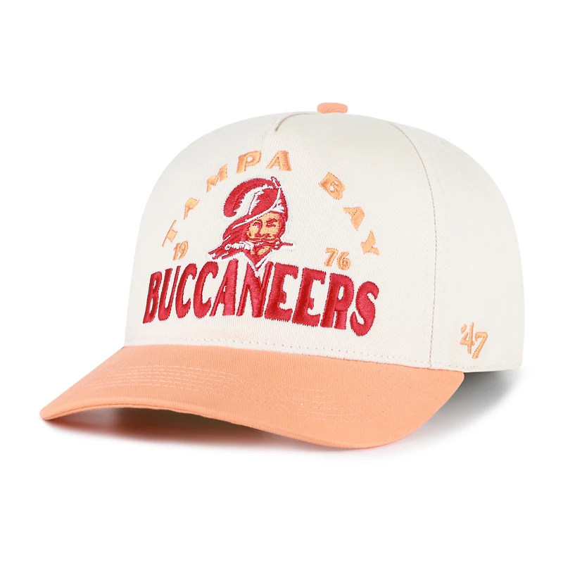Men's '47 Natural Tampa Bay Buccaneers Throwback Arcitext Hitch Adjustable Hat