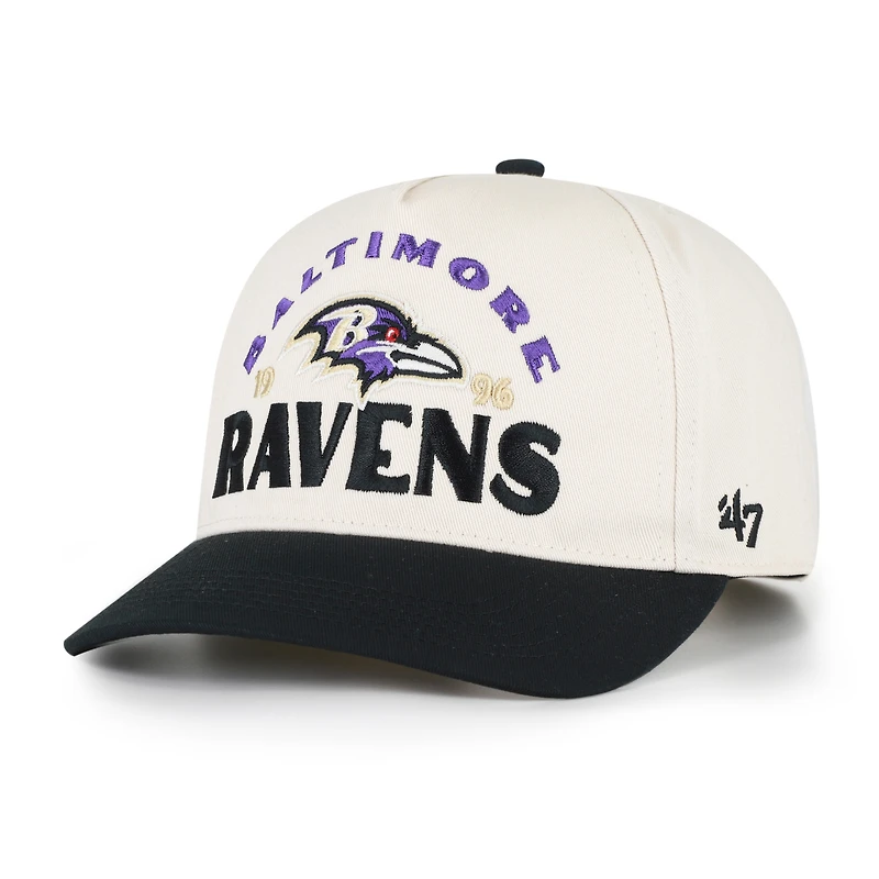 Men's '47 Natural Baltimore Ravens Arcitext Hitch Adjustable Hat