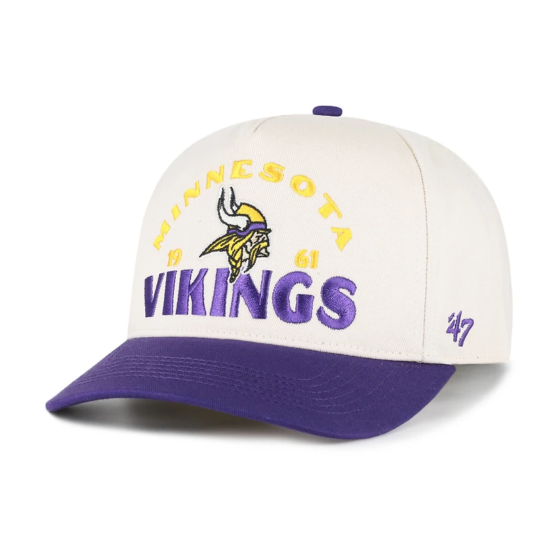 Men's '47 Natural Minnesota Vikings Arcitext Hitch Adjustable Hat