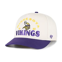 Men's '47 Natural Minnesota Vikings  Arcitext Hitch Adjustable Hat