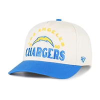 Men's '47 Natural Los Angeles Chargers  Arcitext Hitch Adjustable Hat
