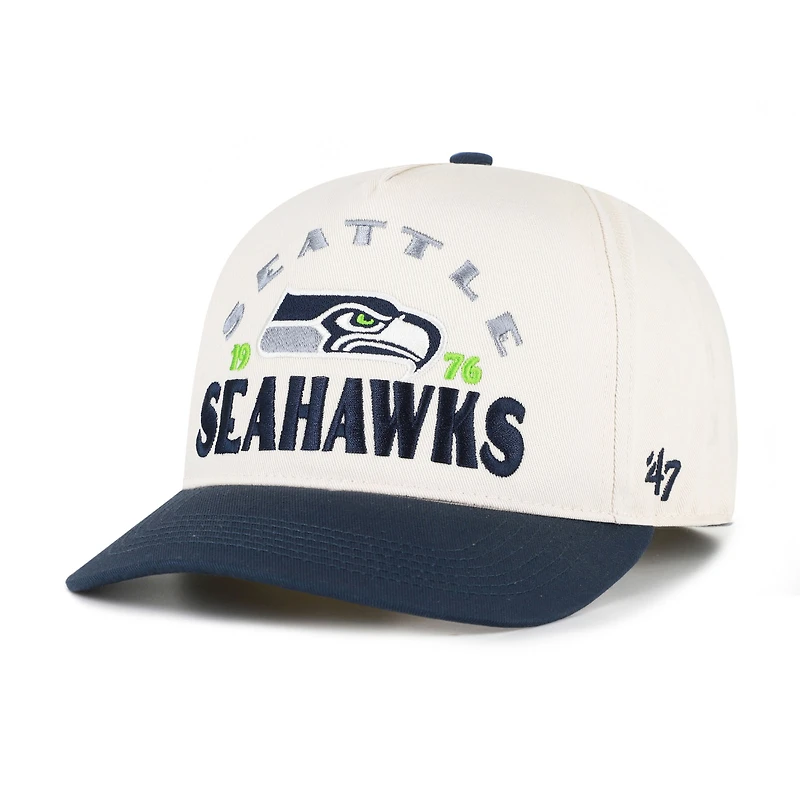 Men's '47 Natural Seattle Seahawks  Arcitext Hitch Adjustable Hat