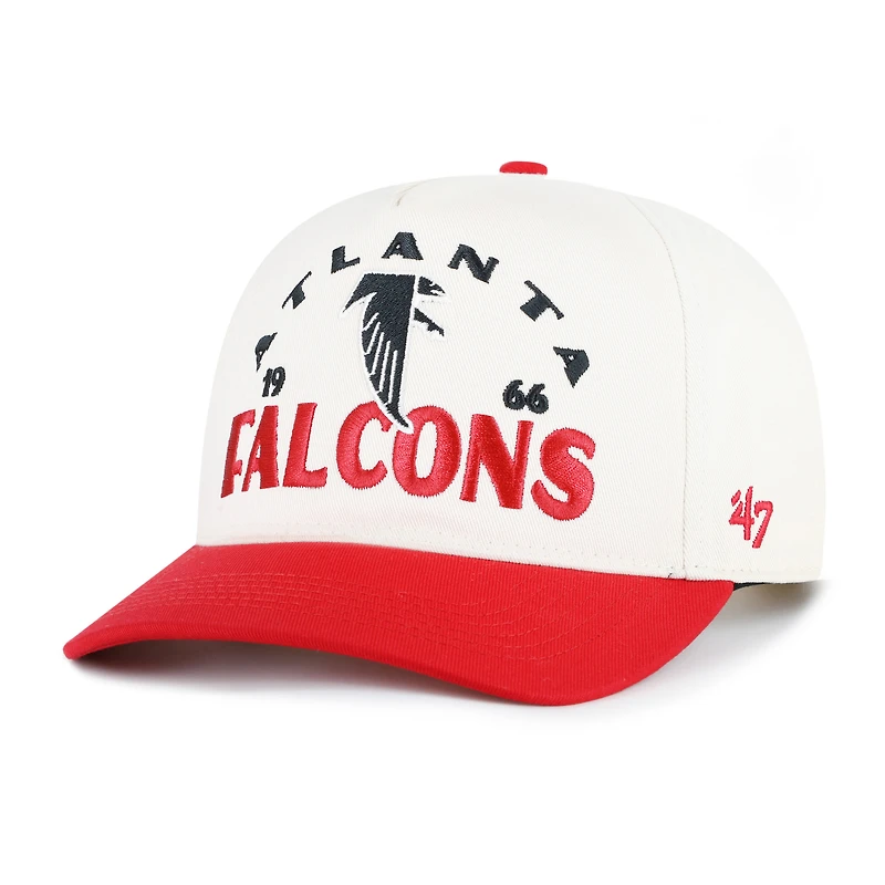 Men's '47 Natural Atlanta Falcons Throwback Arcitext Hitch Adjustable Hat