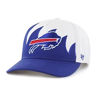 Men's '47 White Buffalo Bills Jagged Hitch Adjustable Hat