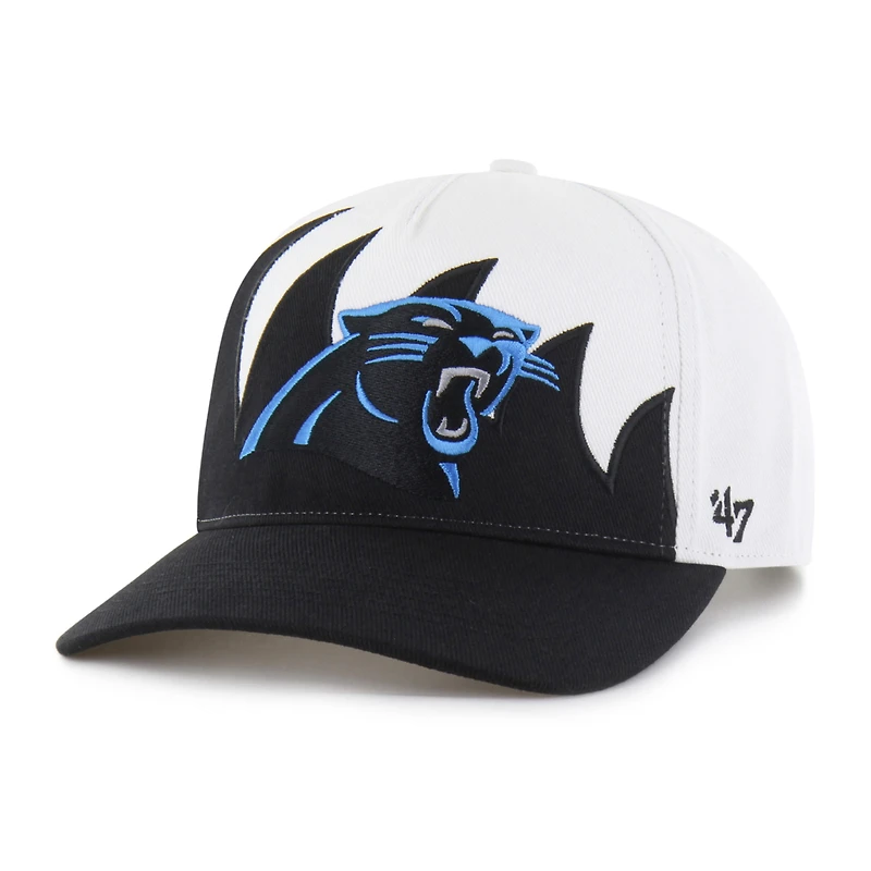 Men's '47 White Carolina Panthers Jagged Hitch Adjustable Hat