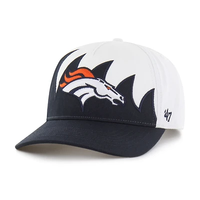Men's '47 White Denver Broncos Jagged Hitch Adjustable Hat