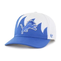 Men's '47 White Detroit Lions Jagged Hitch Adjustable Hat
