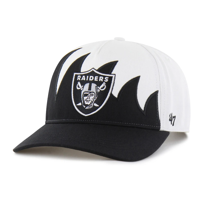 Men's '47 White Las Vegas Raiders Jagged Hitch Adjustable Hat