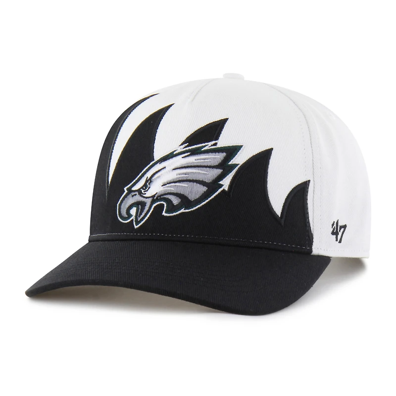 Men's '47 White Philadelphia Eagles Jagged Hitch Adjustable Hat