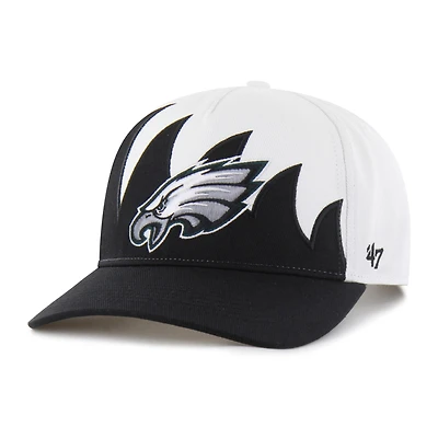 Men's '47 White Philadelphia Eagles Jagged Hitch Adjustable Hat