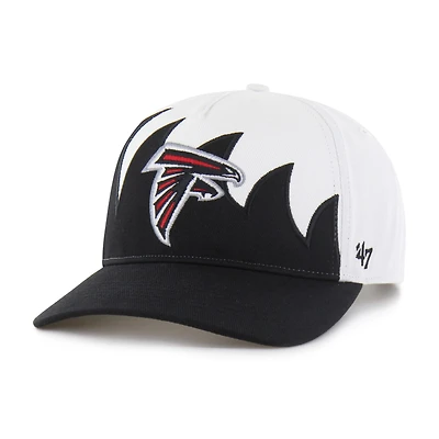 Men's '47 White Atlanta Falcons Jagged Hitch Adjustable Hat