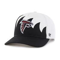 Men's '47 White Atlanta Falcons Jagged Hitch Adjustable Hat