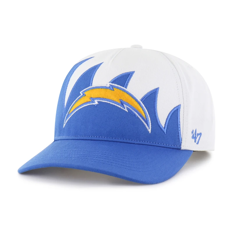 Men's '47 White Los Angeles Chargers Jagged Hitch Adjustable Hat