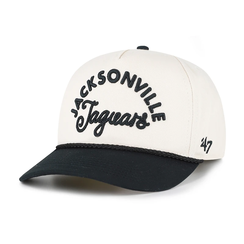 Women's '47 Natural Jacksonville Jaguars Rope Script Hitch Adjustable Hat