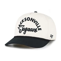 Women's '47 Natural Jacksonville Jaguars Rope Script Hitch Adjustable Hat