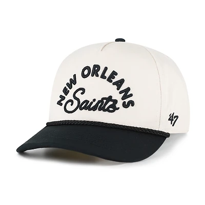 Women's '47 Natural New Orleans Saints Rope Script Hitch Adjustable Hat