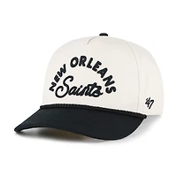Women's '47 Natural New Orleans Saints Rope Script Hitch Adjustable Hat