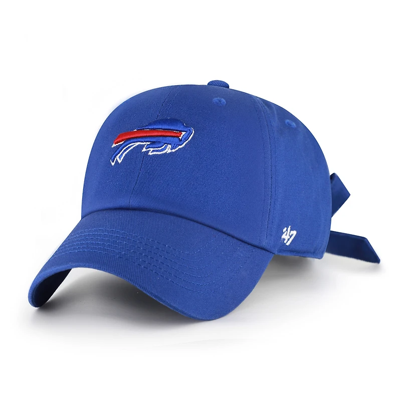 Women's '47 Royal Buffalo Bills Bow Back Clean Up Adjustable Hat