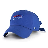 Women's '47 Royal Buffalo Bills  Bow Back Clean Up Adjustable Hat