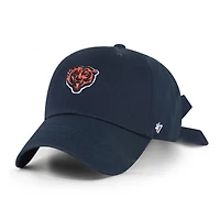 Women's '47 Navy Chicago Bears  Bow Back Clean Up Adjustable Hat