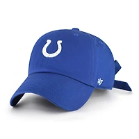 Women's '47 Royal Indianapolis Colts  Bow Back Clean Up Adjustable Hat