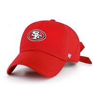 Women's '47 Scarlet San Francisco 49ers  Bow Back Clean Up Adjustable Hat